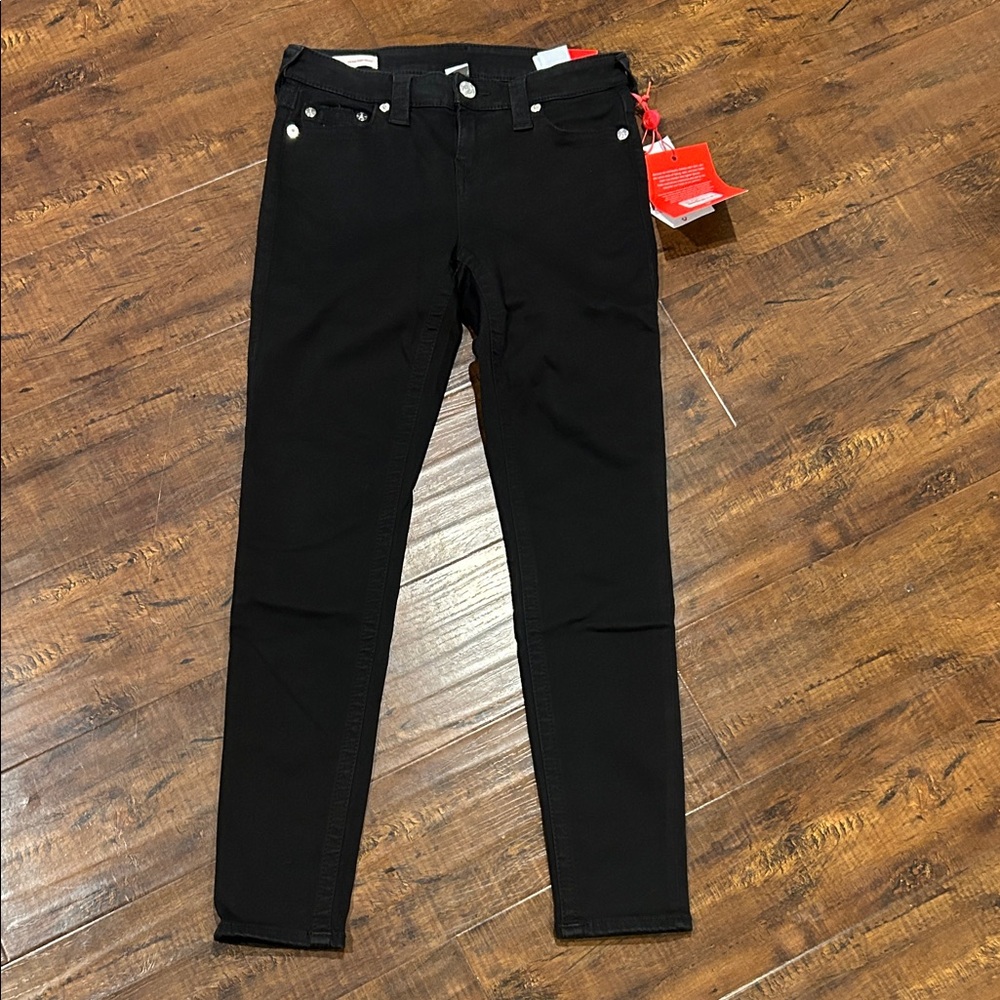 True Religion Jet Black Denim Jeans